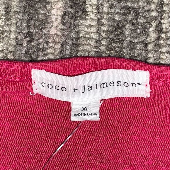 Brand New Coco + Jaimeson Women's Size XL Pink Sleeveless Blouse Top Shirt Flowy - Picture 2 of 7